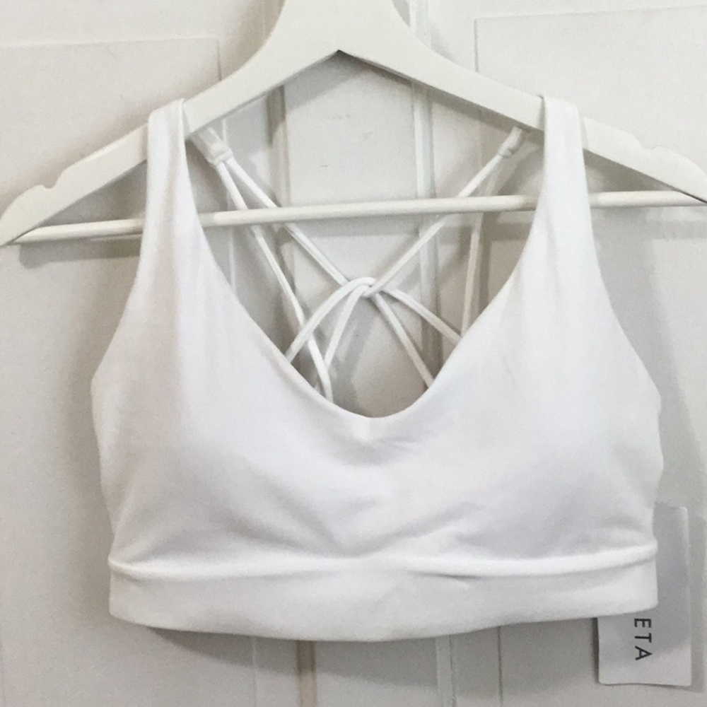 Athleta Solace Bra in Powervita White NWT